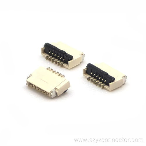 0.5mm FPC Connector SMT Upper contact Type H1.0mm 6P